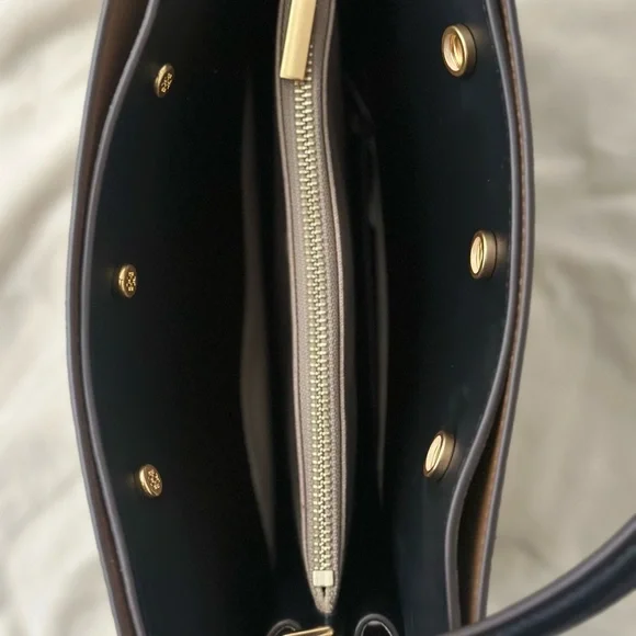 Tory Burch Lee Radziwill Exotic Small Double Bag - Picture 5 of 14